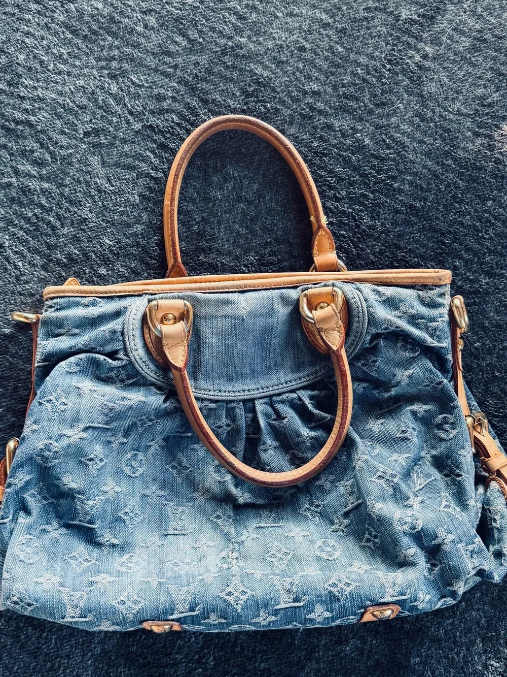 Louis Vuitton Monogram Denim Neo Cabby MM